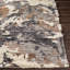 Tapis brun foncé / crème à motif abstrait Zubi-1383365856