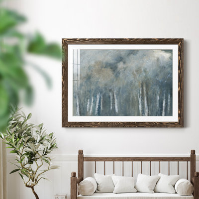 Birch Solitude - peinture encadrée