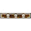 Beveled Ellsinore Transom Stained Glass Window