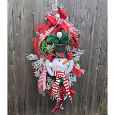 Large Snowman Wreath