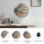 Horloge murale en verre-655507734
