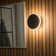 Challen Matte Black 8cm H Mains-powered Integrated LED Outdoor Sconce