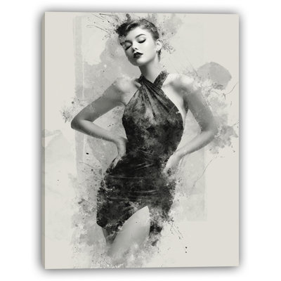 Velvet Shadows Wrapped Canvas Wall Art