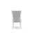 6 Piece Modern Dining Table Set Contains a Rectangle Wooden Table with X-Legs and 4 Grey Linen Fabric Parson Chairs with a Bench, Wire Brushed linen white-85265054-85265047
