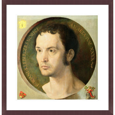 «Hans Kleberger», 40 ans, 1526 par Albrecht Dürer, impression par estampe numérique encadrée