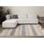 Tapis rayé beige moderne contemporain d'intérieur-1430290253
