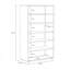 Tobiason 69cm Tall Shoe Storage Cabinet