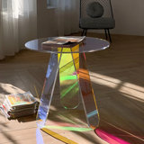 Aroca Glass Top End Table