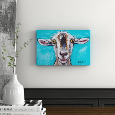 Gizmo The Goat - Wrapped Canvas Painting
