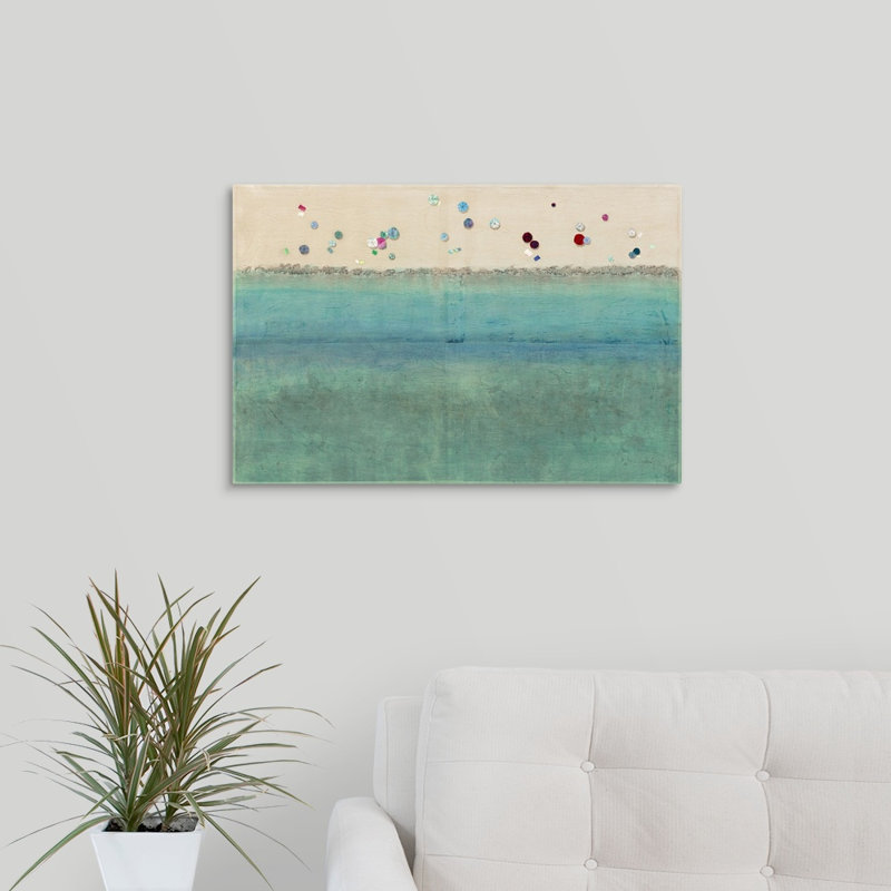« soleil brun clair », peinture sur toile, Toile tendue, H 12 po x l 18 po x P 1,25 po