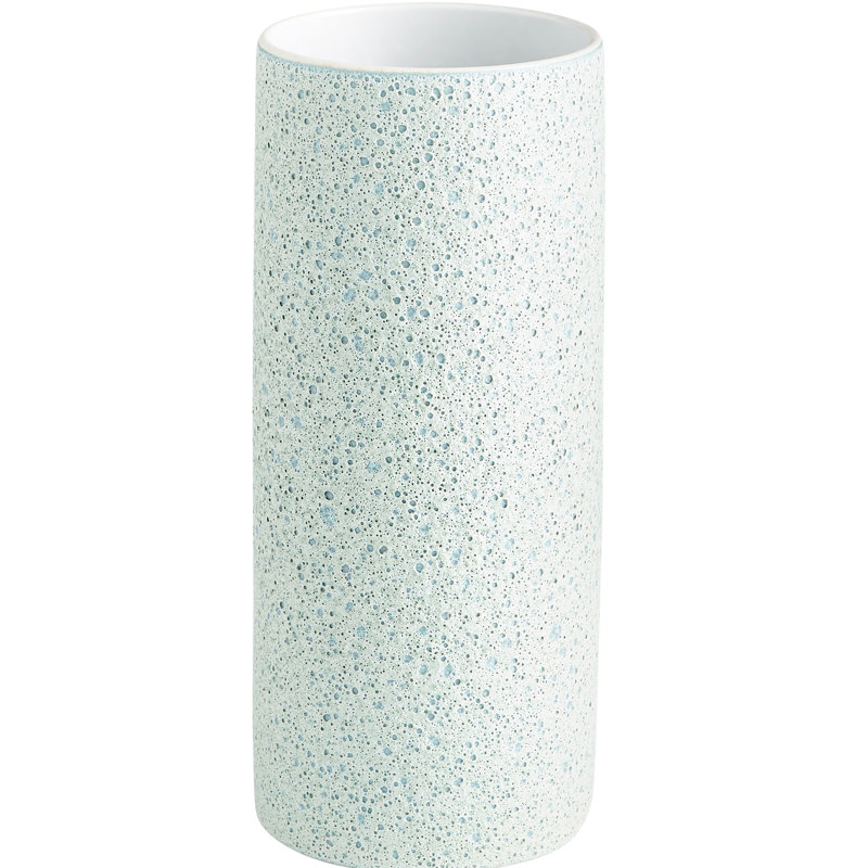 Fiji Ceramic / Porcelain Table Vase, 15.75" H x 6.5" W x 6.5" D