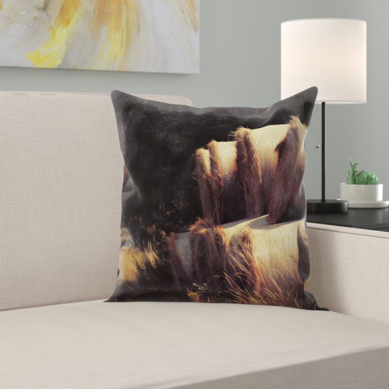 Microsuede Throw Pillow