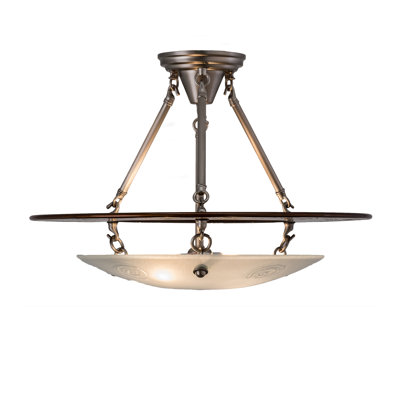 Aquinnah 2 - Light Nickel Unique/Statement Pendant