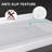 60'' W x 32'' D Alcove Acrylic Shower Base White Single Threshold Rectangular Shower Tray with Drain Cover-104430623