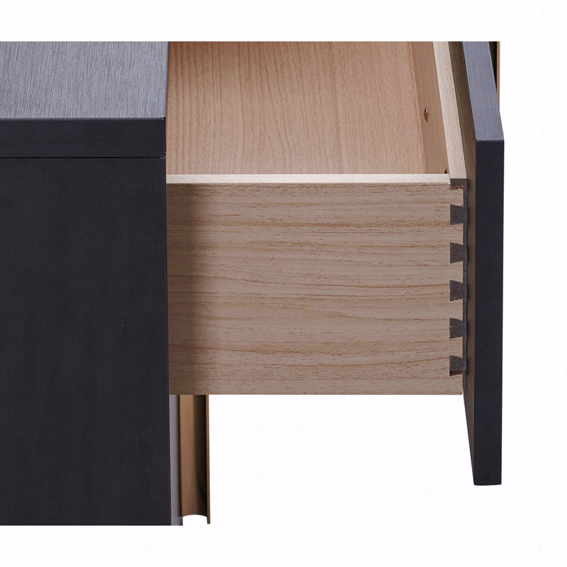 Commode 5 tiroirs, Noir