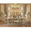 Messian Upholstered Side Chair in Gold (Set of 2)
