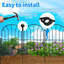 44cm H x 31cm W Metal Fence Panels