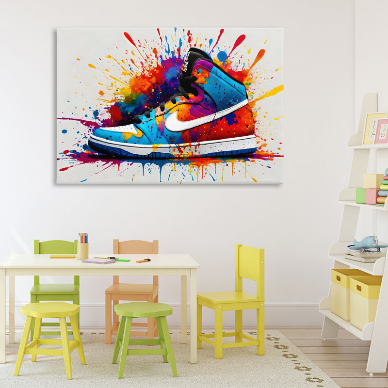 Toile Centric Sneaker, conçue par Creative Studio, H 30 po x l 45 po