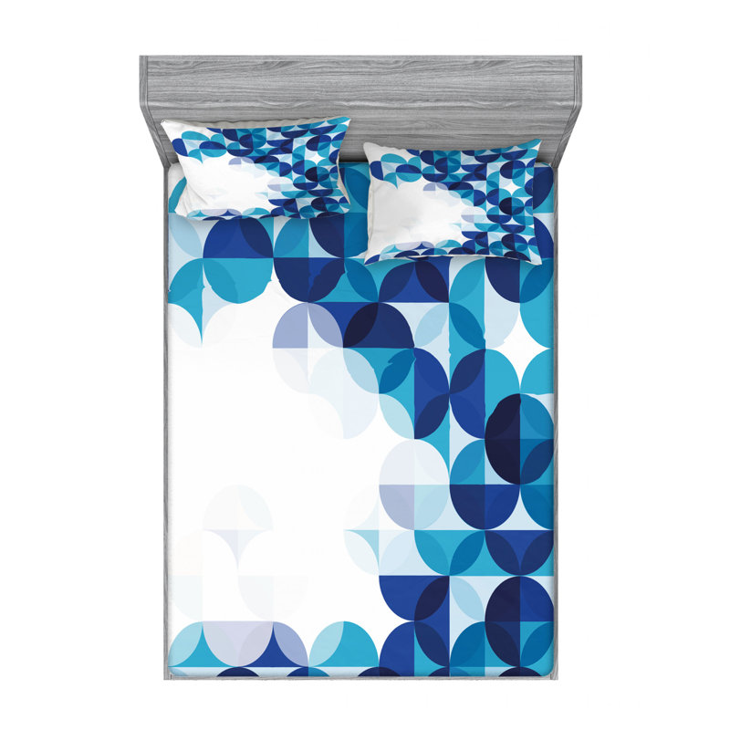 Microfiber Geometric Sheet Set