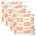 Orange/White Geometric
