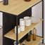 Cuaron Rectangular Bar Cabinet with Open Shelves-953766345