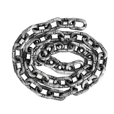 Plastic Halloween Decoration Chain Removable Costume Prop Cosplay Accessory, 6-feet Long