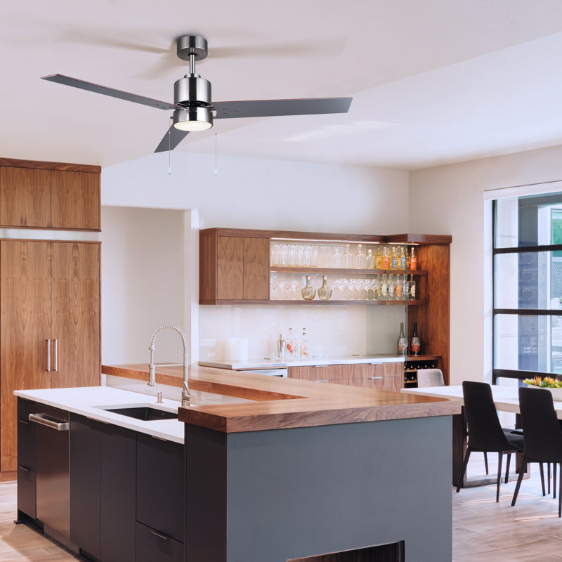 Laycey 52'' Ceiling Fan with LED Lights