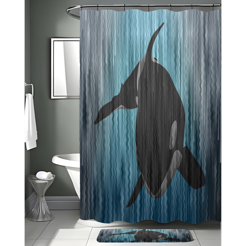 Lerch Shower Curtain, 83" H x 70" W