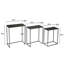 Kurissa Frame Side Table Set