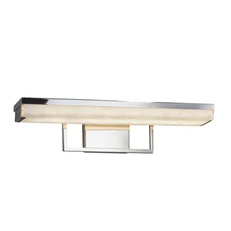 Éclairage pour salle de bain 1 lumière DEL à intensité variable Leith, Noir mat, Nuages