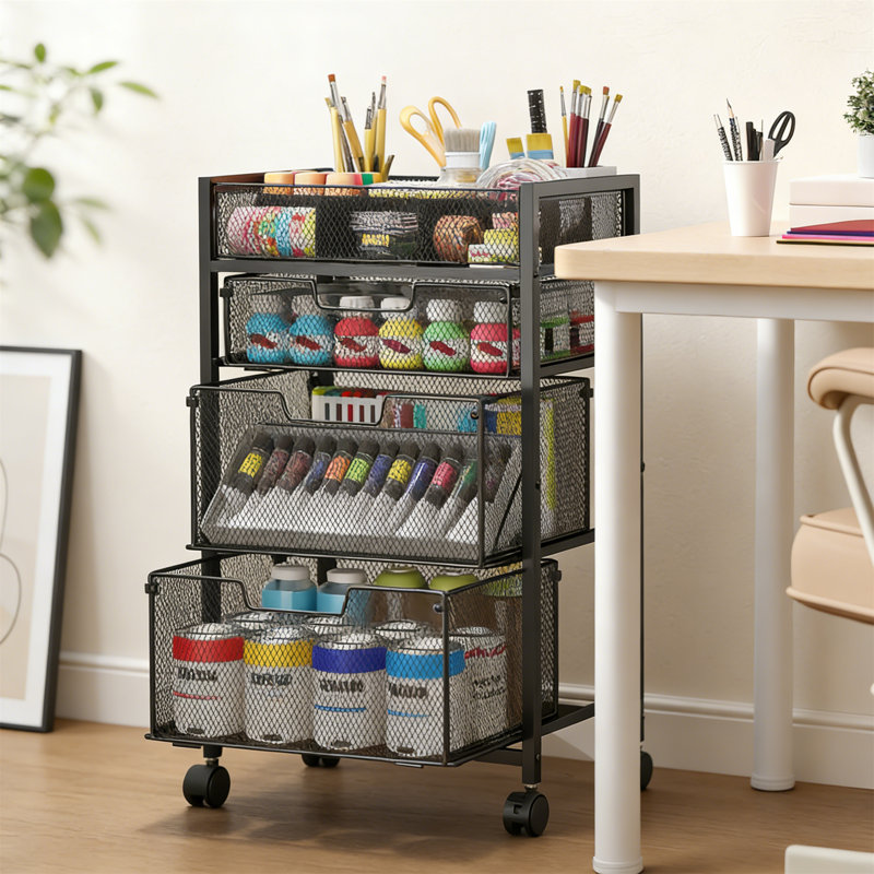69cm H x 42cm W Art Cart