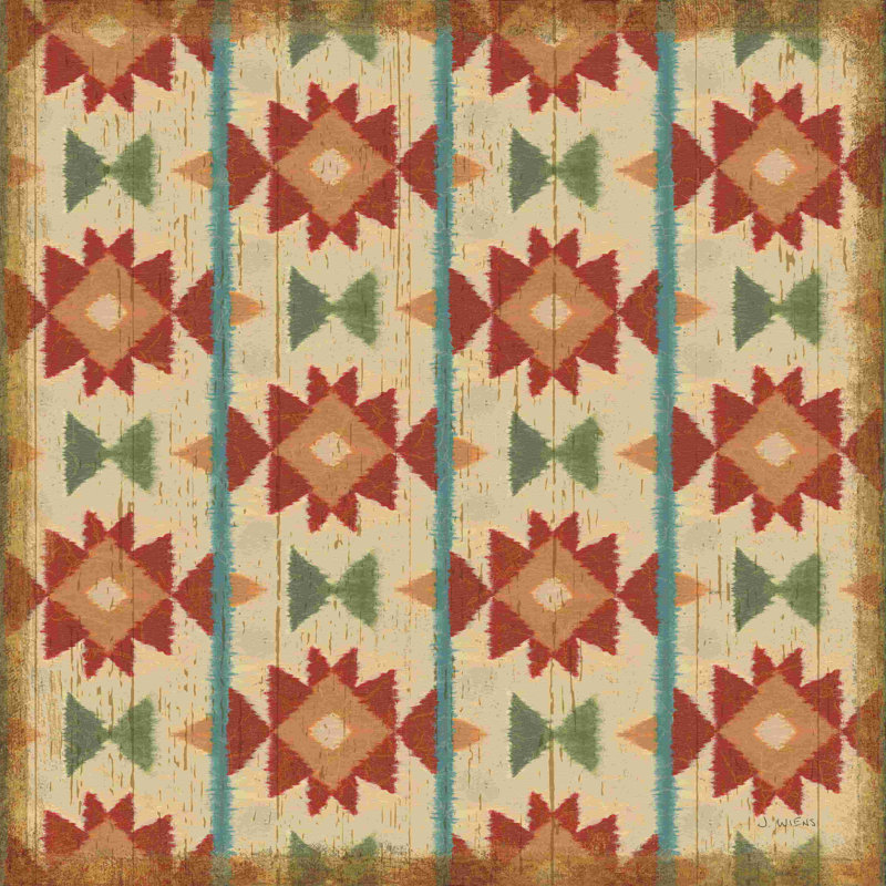 «Country Mood Tile VI» par Alan Majchrowicz - reproduction d'art sur toile tendue, L 36 po x H 36 po