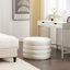 Repose-pieds rond avec repose-pieds en velours-1415130693