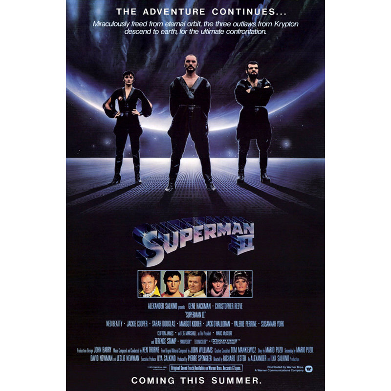 Superman III, H 40 po x l 26 po