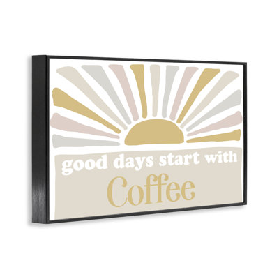 Good Days Coffee Framed Giclee Art by Elizabeth Medley