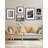 12X16 Picture Frame Made Of Solid Wood With Plexiglass, Display Pictures 9X12/11X14 With Mat Or 12X16 Without Mat For Tabletop And Wall Mounting, Rustic Black