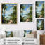 «Barok Palm Trees At The Beach III», reproduction d'art sur toile-1490645319-1490645314