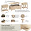 Ensemble de tables basses et de tables de bout Bush-1125425991