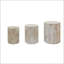 Ensemble de 3 tables basses rondes en bois-94048550