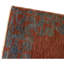 Hand Knotted Wool Area Rug in Rust