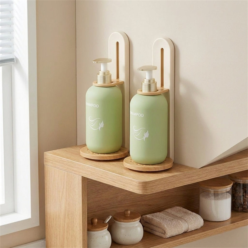 Porte-shampooing mural sans perceuse, Crème