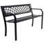 Banc avec structure en acier pour l'extérieur