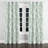 Modern Window curtains - Scandinavian Green Notes Of Abstract Grommet Curtain - 1 Panel-1589051439-1589051438