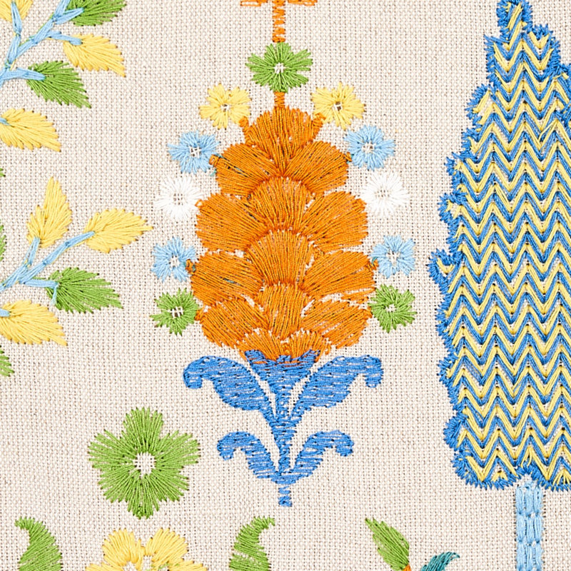 Tissu de broderie Desna, Jaune