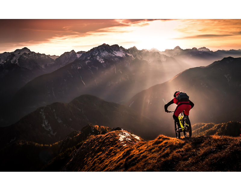 Just Ride ... - Impression sur toile tendue, H 26 po x l 32 po