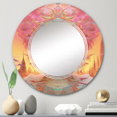Kennocha - Miroir mural rond moderne