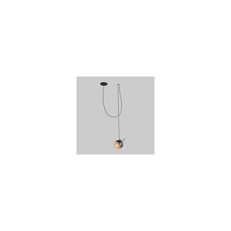 Allan 1 - Light Dome Pendant, Black