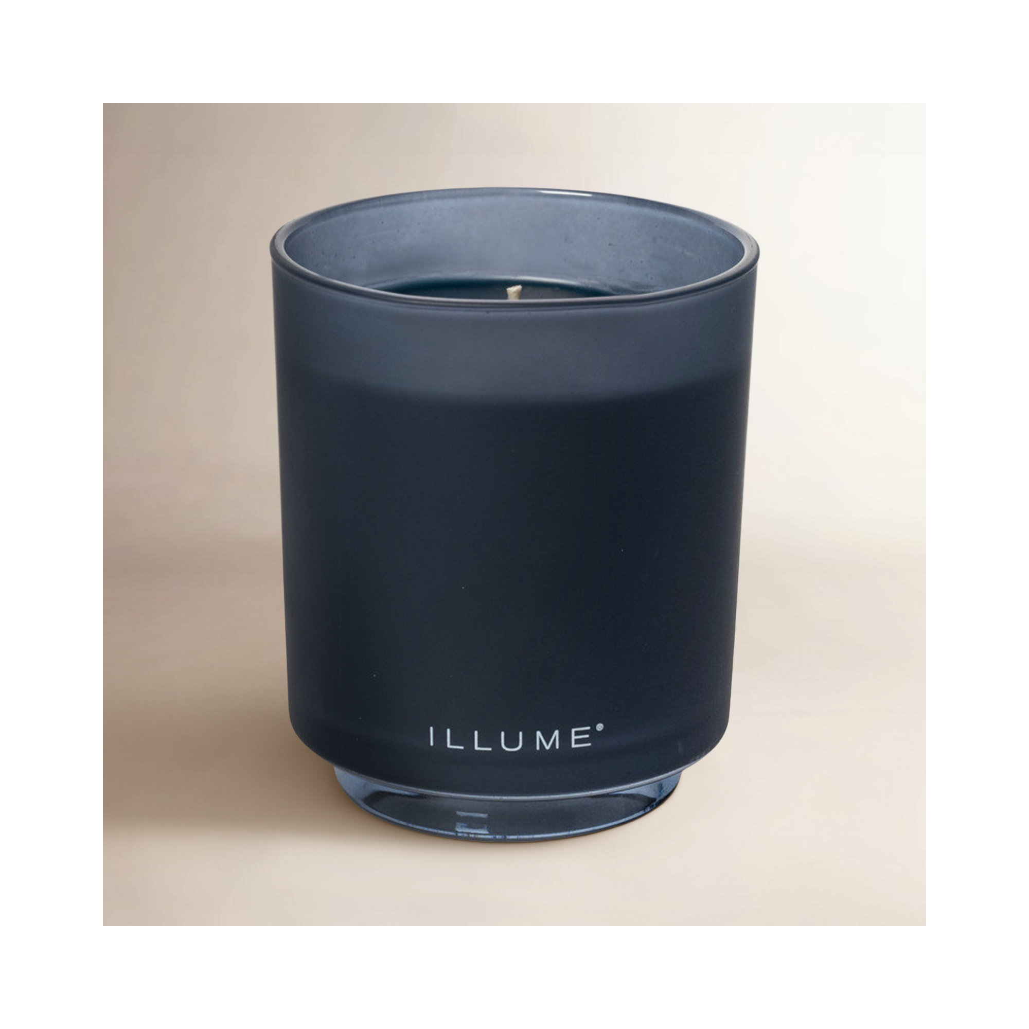 ILLUME Beautifully Done Baltic Glass Candle, Hidden Lake, Refillable Boxed Glass