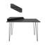 Alduina 120Cm W Rectangular Desk with Wallshelf-303181887