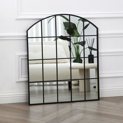 Naquasia Metal Arch Wall Mirror